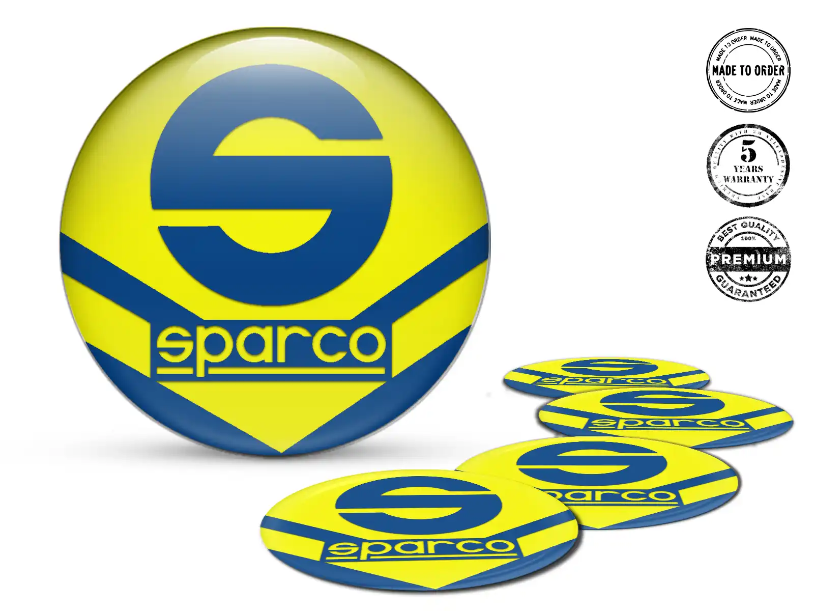 Sparco Individuelle Dome Aufkleber Premium Radlabels